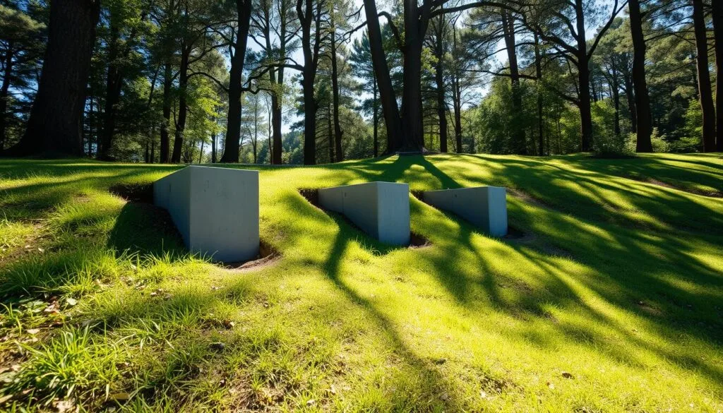 Concrete piers foundation