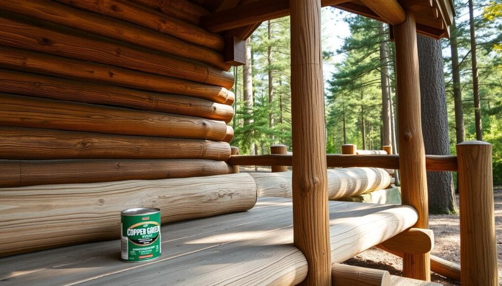 Copper-Green wood preservative application tools