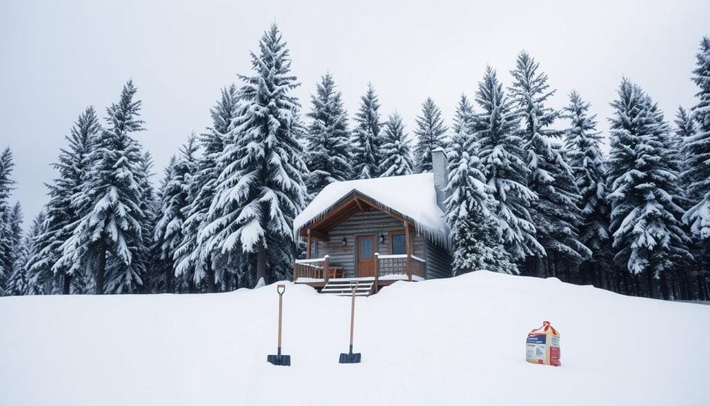 Exterior winterization for off-grid cabins Exterior winterization for off-grid cabins