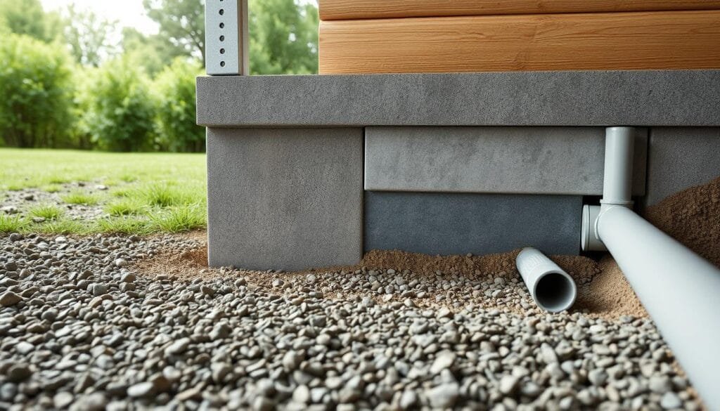 Foundation drainage system