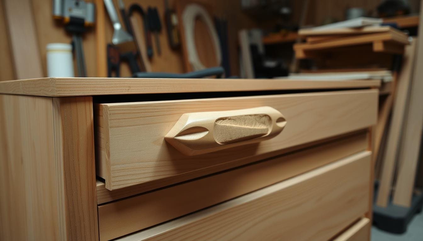 How to Carve Wooden Drawer Handles for a Rustic Look