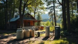 How to Store and Purify Water in an Off-Grid Cabin