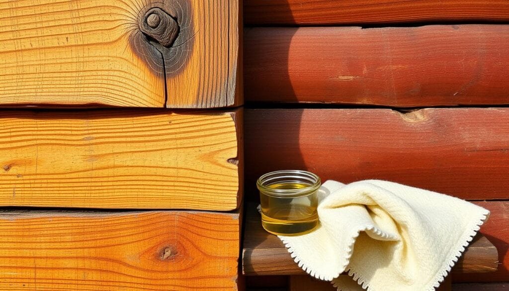 Linseed oil application techniques
