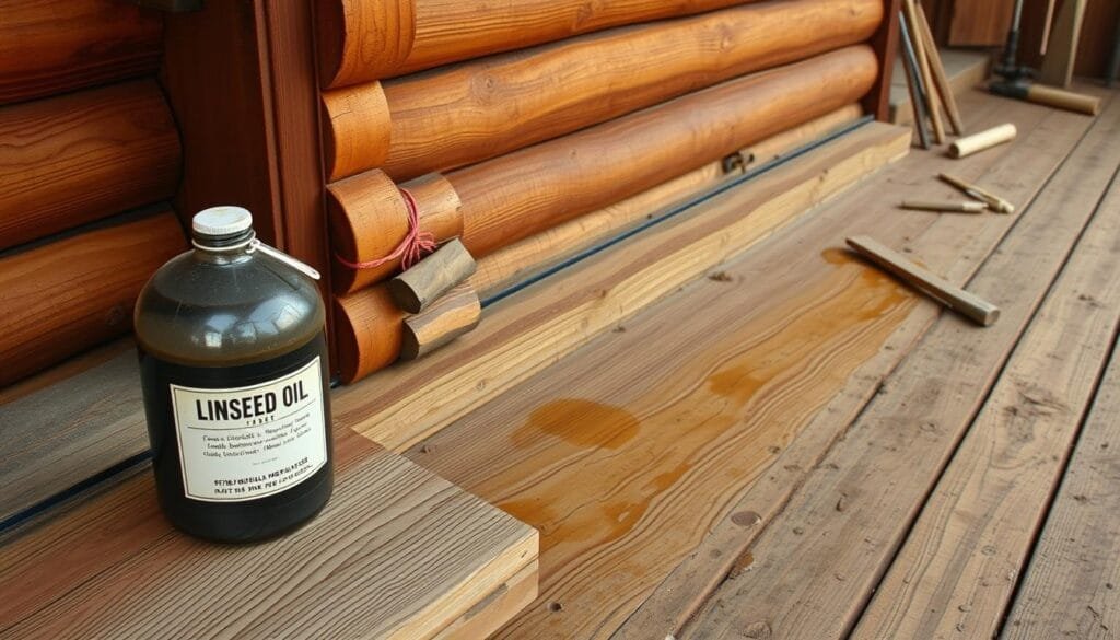 Linseed oil wood treatment comparison