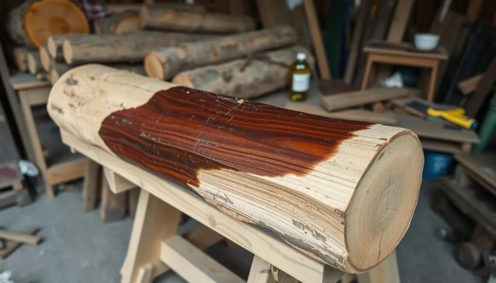 Log preparation process