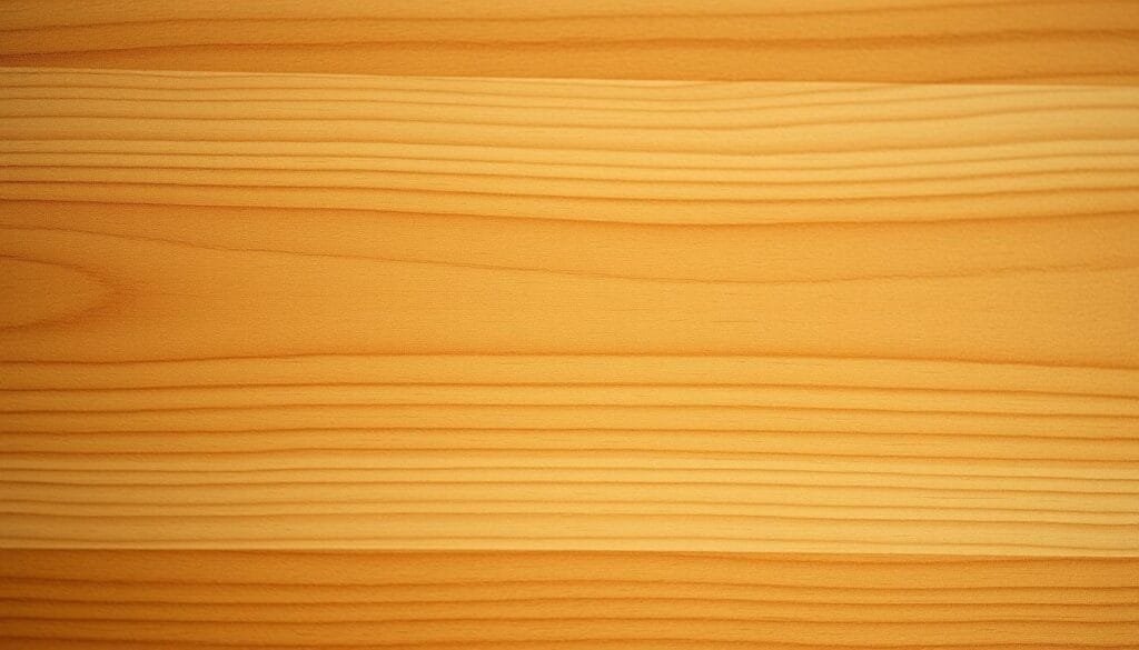 Natural wax application on wood surface