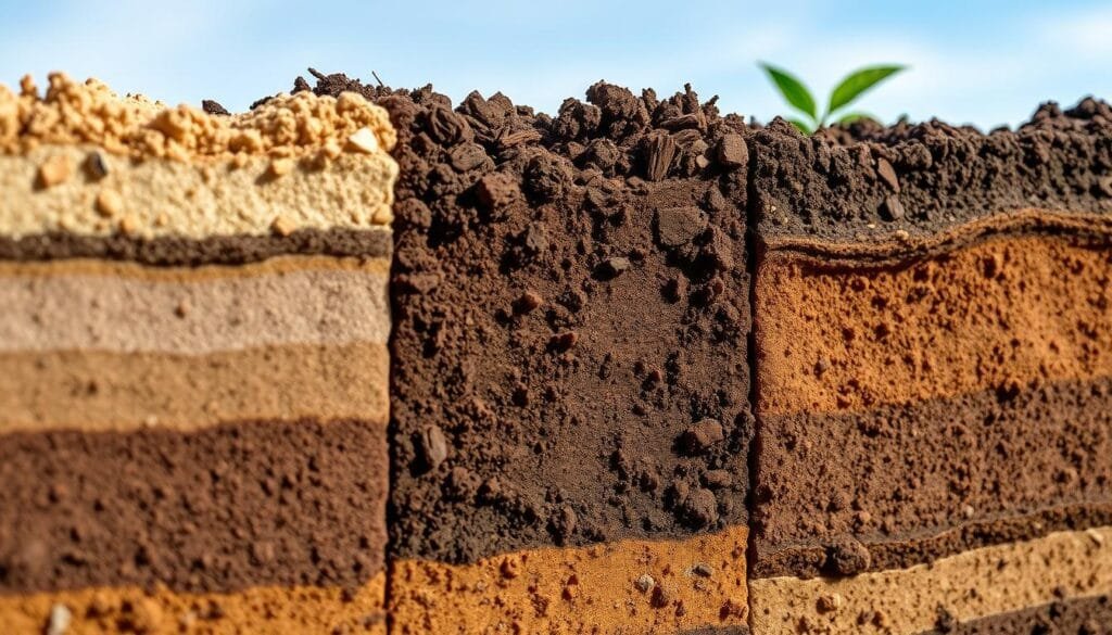 Soil types for natural drainage
