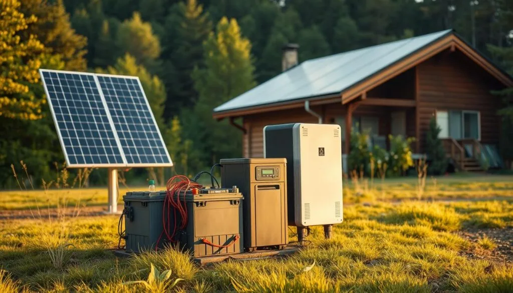 Solar backup system installation