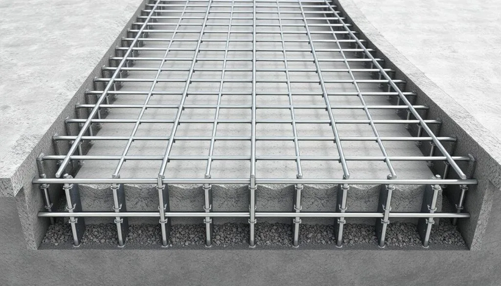 Steel reinforcement in slab foundation Steel reinforcement in slab foundation