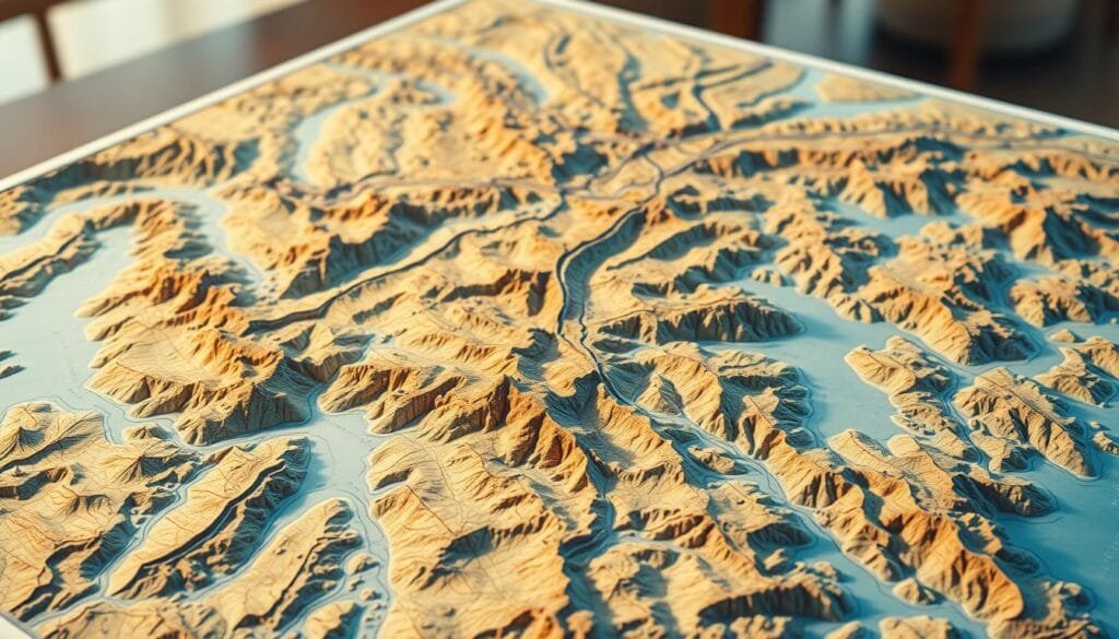 Topographic map for flood risk assessment Topographic map for flood risk assessment