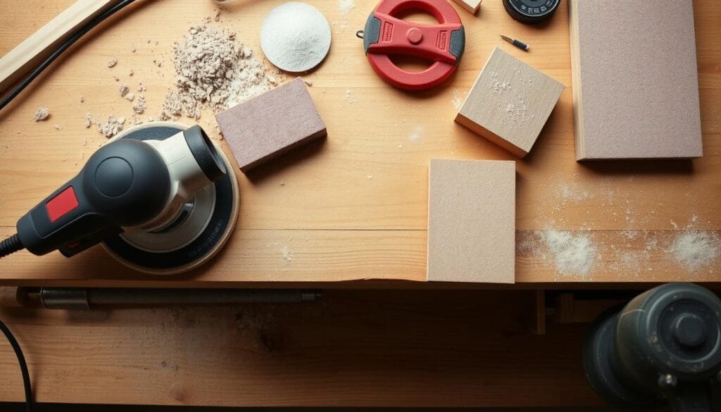 Wood sanding techniques