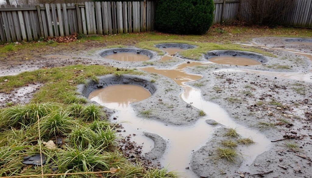 yard drainage problems