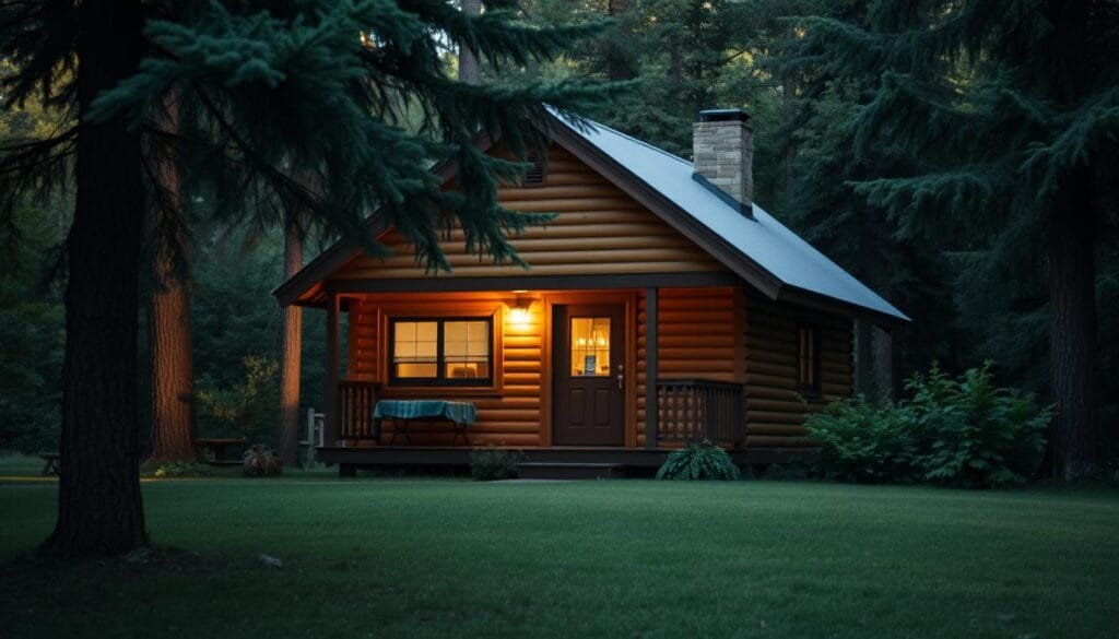 A peaceful, secluded cabin nestled in a lush, forested environment. The cabin's exterior features a warm, rustic design with wooden siding and a charming porch. The surrounding landscape is verdant and tranquil, with towering evergreen trees casting soft, dappled light. In the foreground, a sound dampening solution, such as a noise-cancelling device or insulated walls, is discretely incorporated, ensuring a tranquil, serene ambiance within the cabin. The scene is illuminated by a soft, natural lighting, creating a calming, inviting atmosphere. The overall impression is one of quiet comfort and harmony with the natural world. A peaceful, secluded cabin nestled in a lush, forested environment. The cabin's exterior features a warm, rustic design with wooden siding and a charming porch. The surrounding landscape is verdant and tranquil, with towering evergreen trees casting soft, dappled light. In the foreground, a sound dampening solution, such as a noise-cancelling device or insulated walls, is discretely incorporated, ensuring a tranquil, serene ambiance within the cabin. The scene is illuminated by a soft, natural lighting, creating a calming, inviting atmosphere. The overall impression is one of quiet comfort and harmony with the natural world.