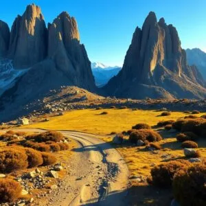 access roads for steep cabin sites