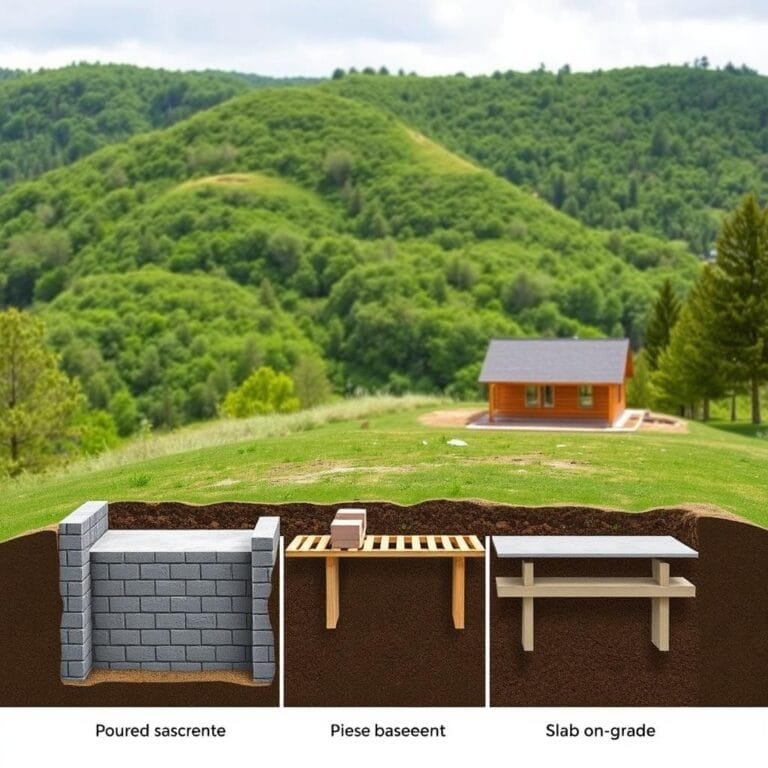 best foundation for cabin on slope
