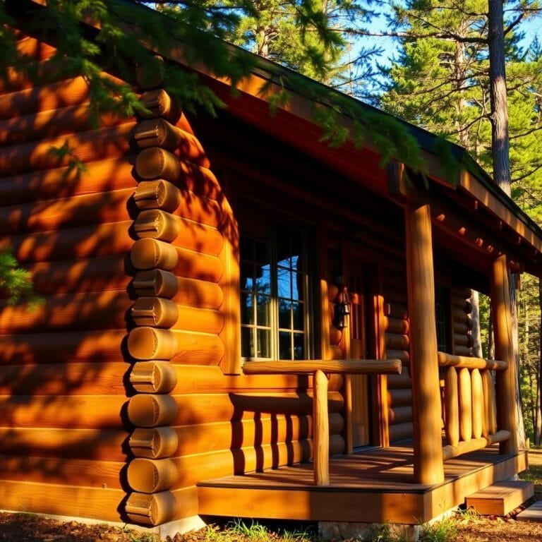 best stain for cabin exterior