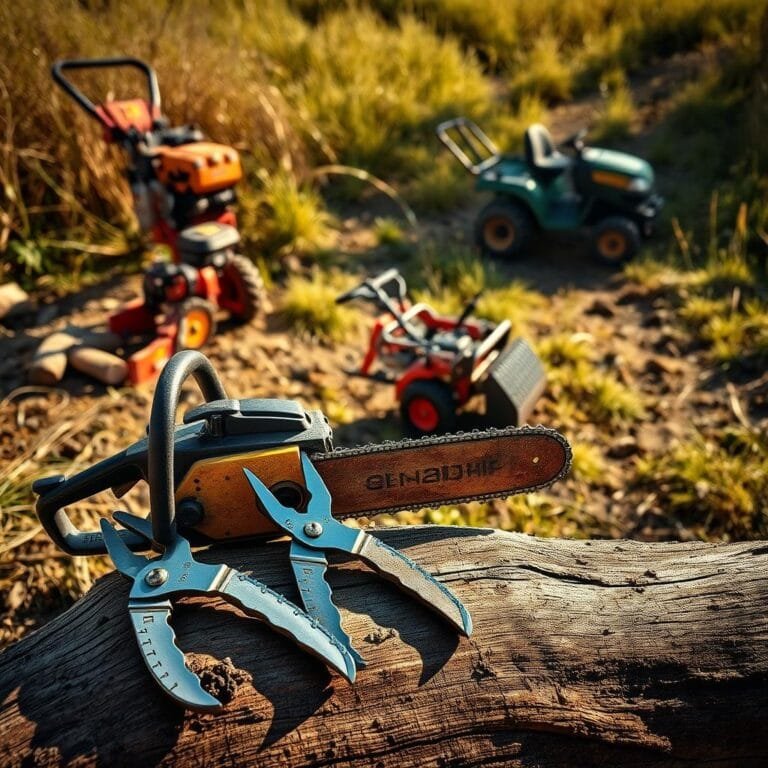diy land clearing equipment