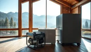 generator vs battery for cabin