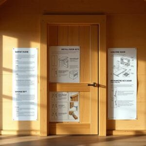 how to install cabin door