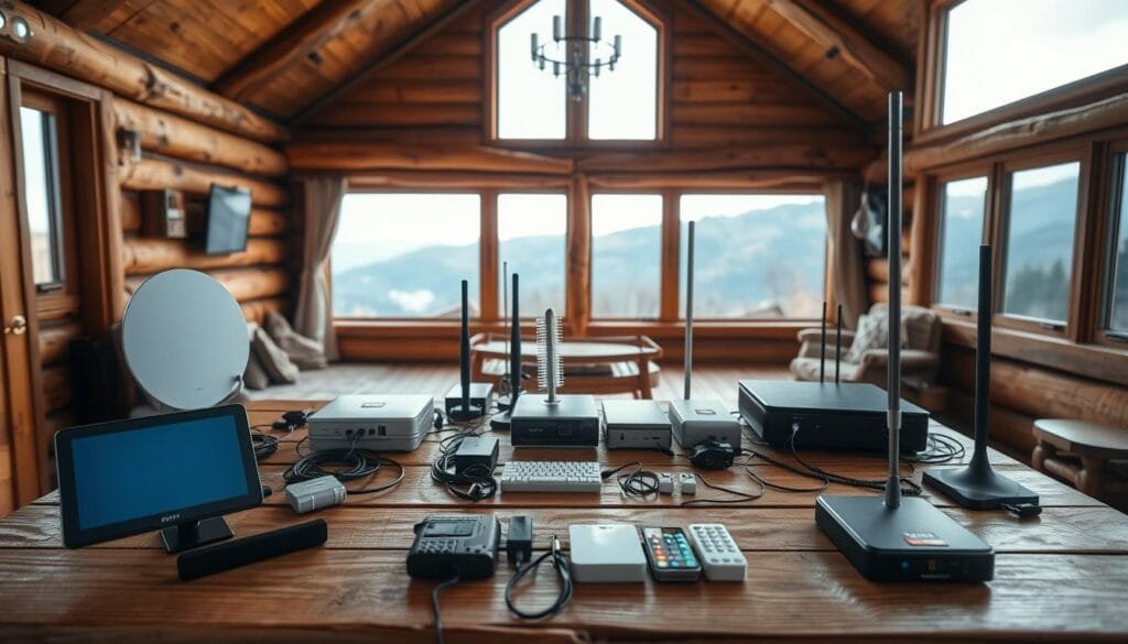 off-grid cabin internet options comparison