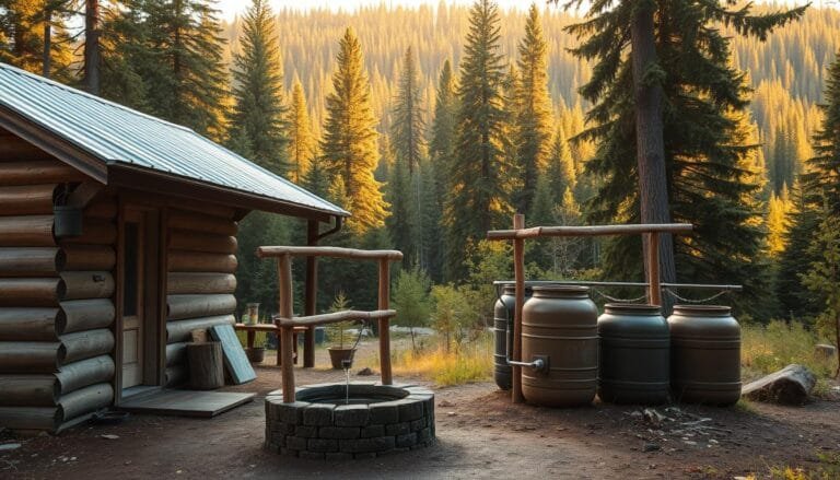 off-grid water options for cabin
