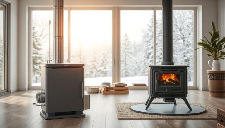 propane vs wood stove heating