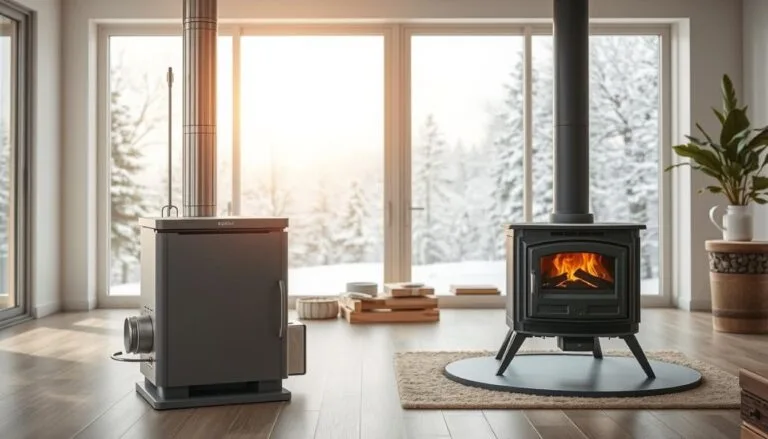 propane vs wood stove heating