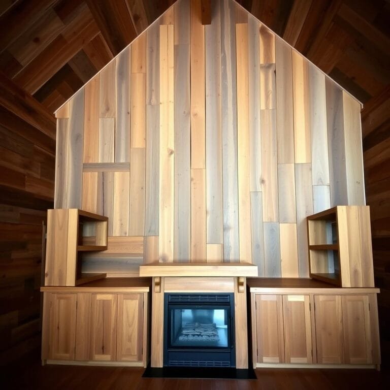 reclaimed wood for cabin walls