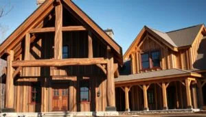timber frame vs stick-built walls