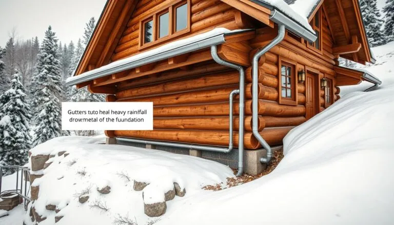 waterproofing a cabin for rain and snow